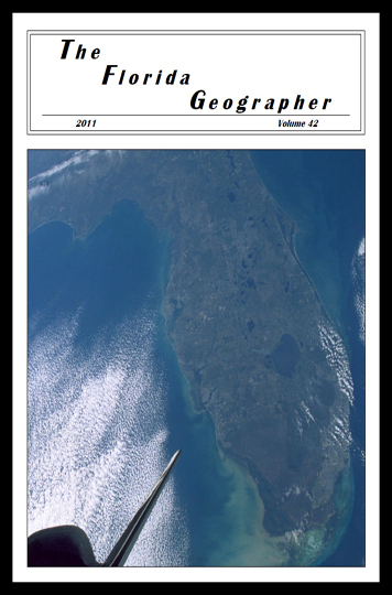 2011 Cover of the Florida Geographer