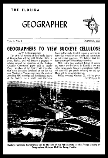 					View Vol. 7 No. 1 (1970): The Florida Geographer
				