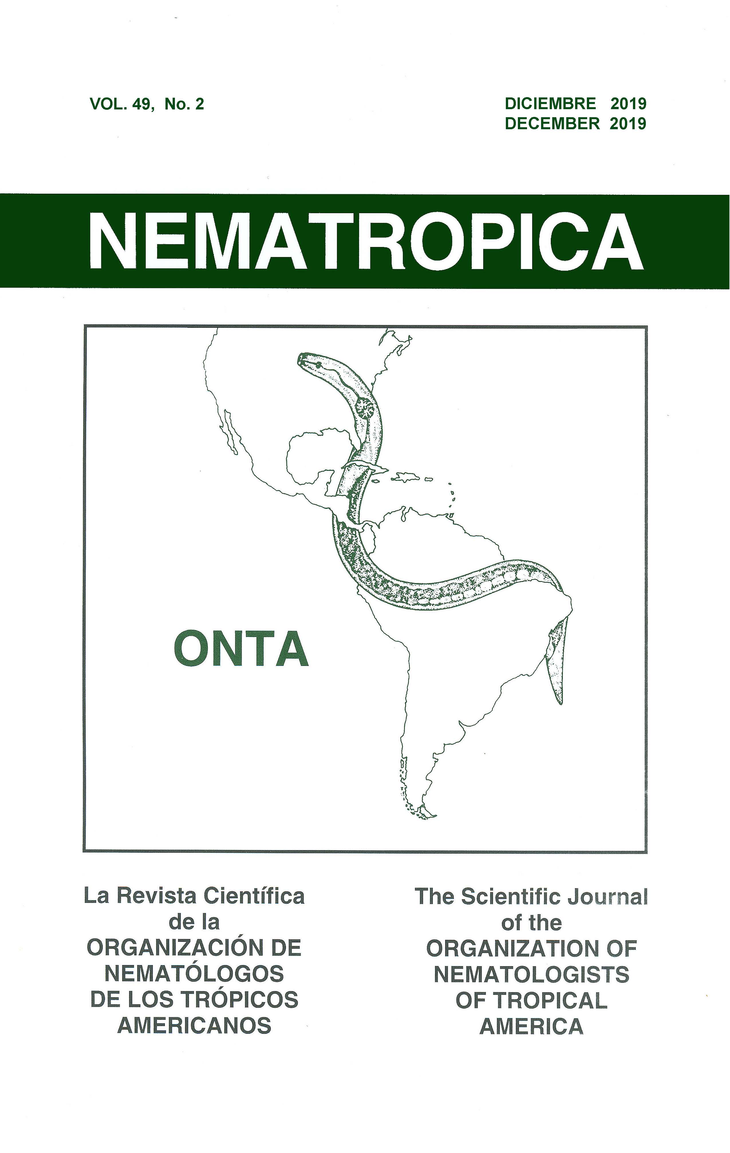 					View Vol. 49 No. 2 (2019): Nematropica
				