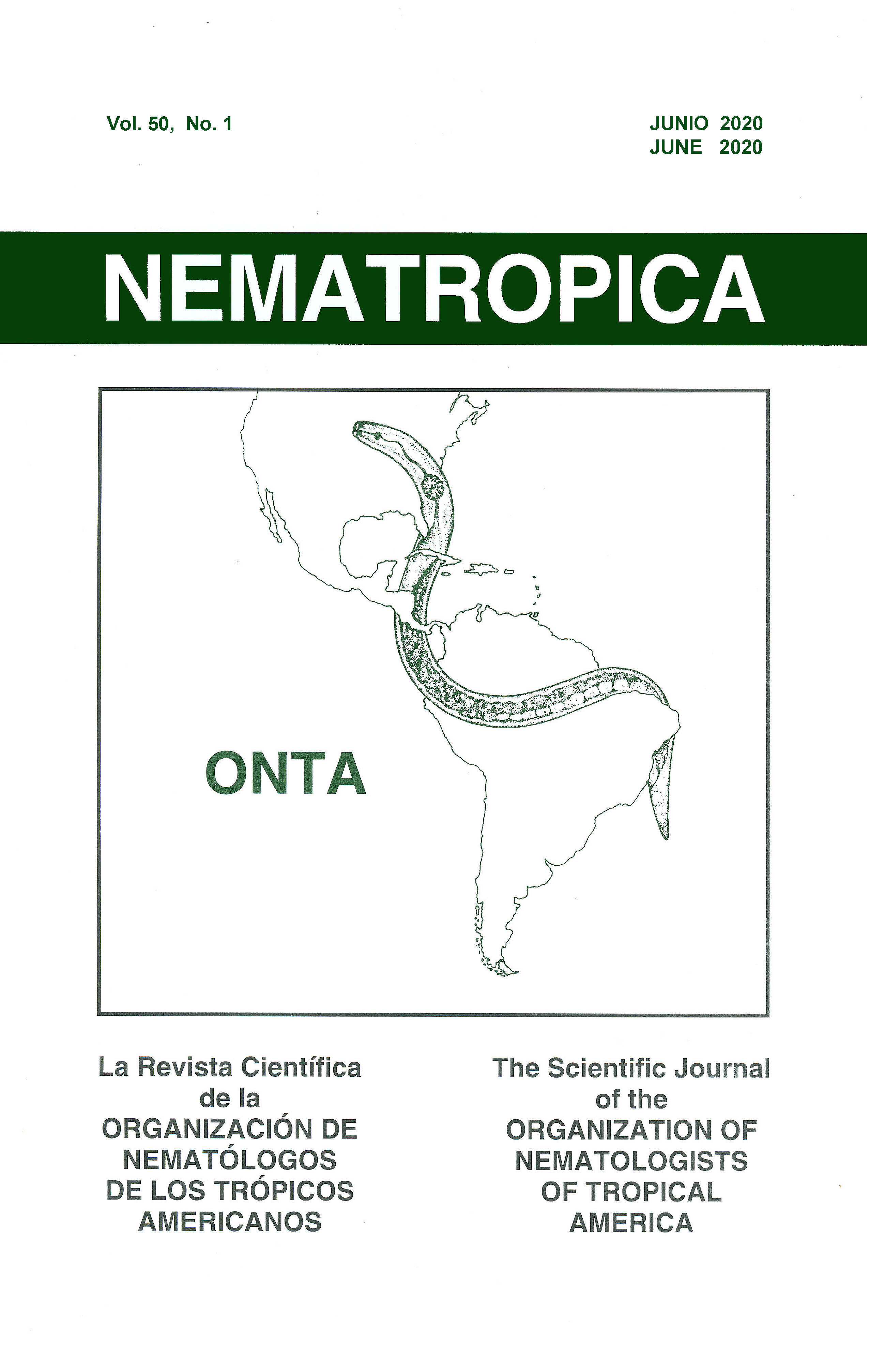 					View Vol. 50 No. 1 (2020): Nematropica
				