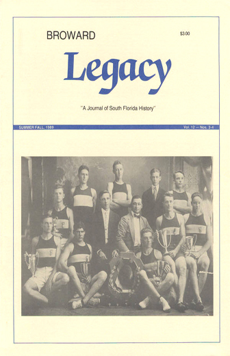 					View Vol. 12 No. 3-4 (1989): Broward Legacy
				