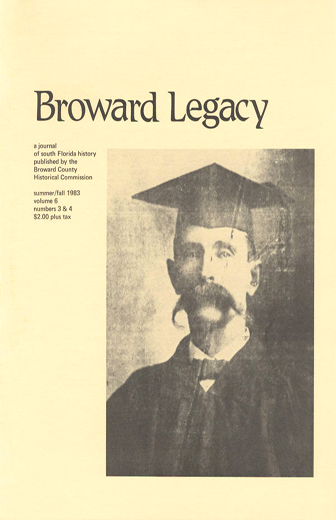 					View Vol. 6 No. 3-4 (1983): The Broward Legacy
				