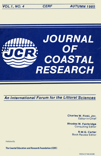 					View Vol. 1 No. 4 (1985): Journal of Coastal Research
				