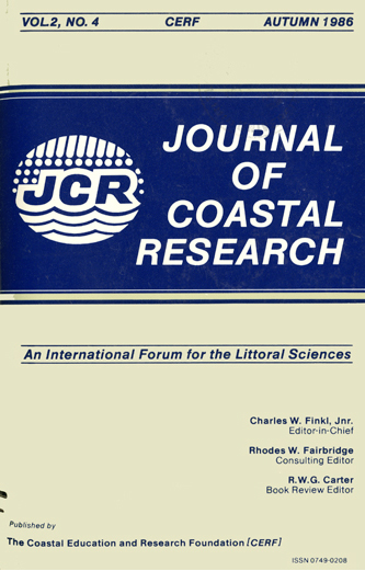 					View Vol. 2 No. 4 (1986): Journal of Coastal Research
				