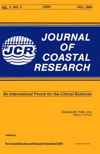 					View Vol. 5 No. 4 (1989): Journal of Coastal Research
				