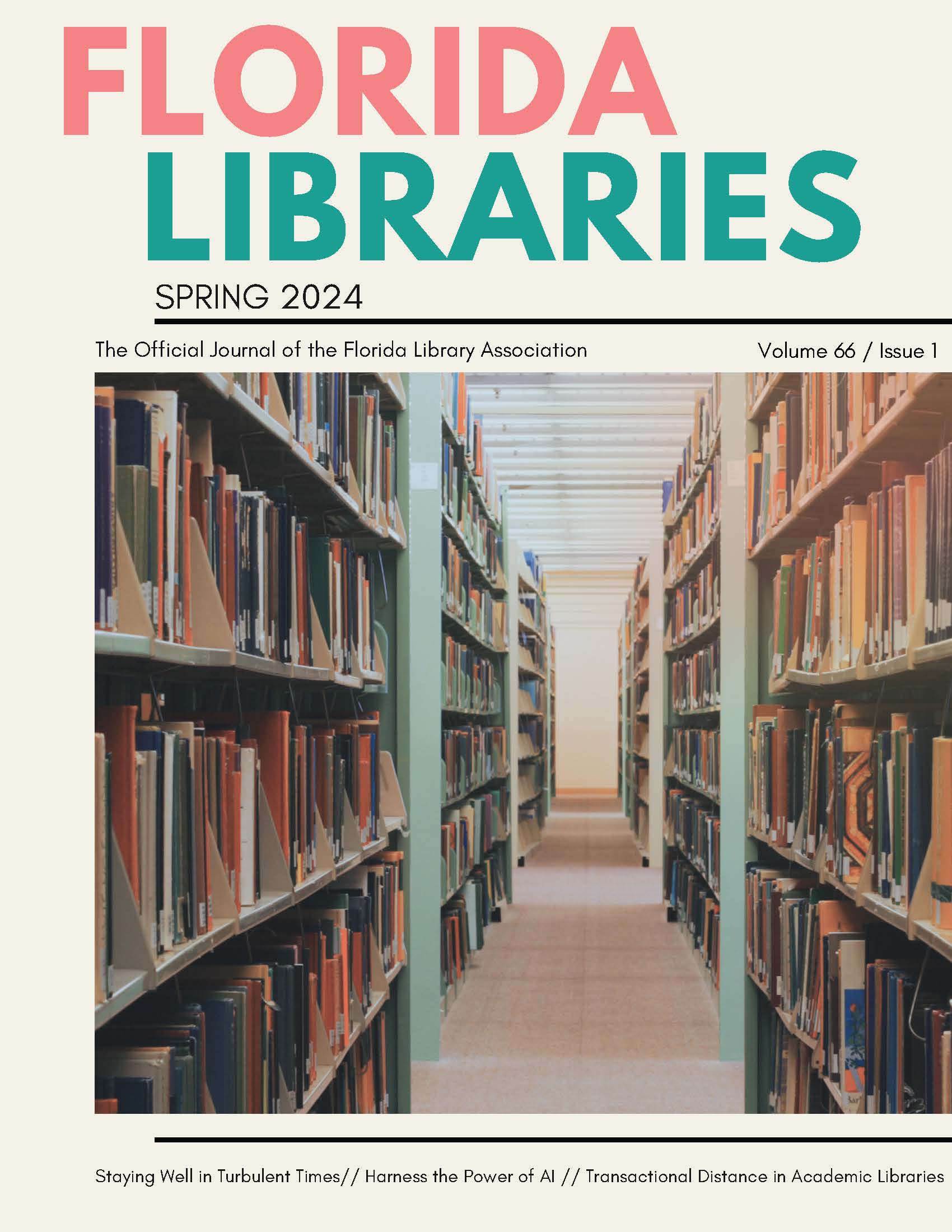 					View Vol. 66 Issue 1: (Spring 2024) 
				