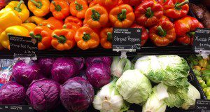 photo of produce in a grocery store