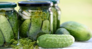 Pickled cucumbers, homemade preserves. Image by Photo Mix from Pixabay