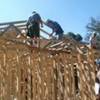 Workers building a home.