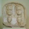 3rd century funerary relief of a family.