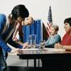 Voters at a Polling Station.