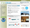 The AgroClimate website's main page.