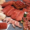 An array of raw meat.