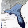 Map showing the dissolved solids concentrations of water from the Upper Floridan aquifer.