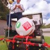 Pesticide application using GPS.