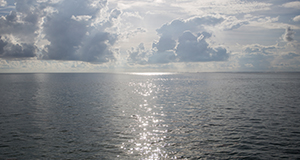 Biscayne Bay, south of Miami, Florida.