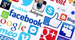 Examples of several social media platforms