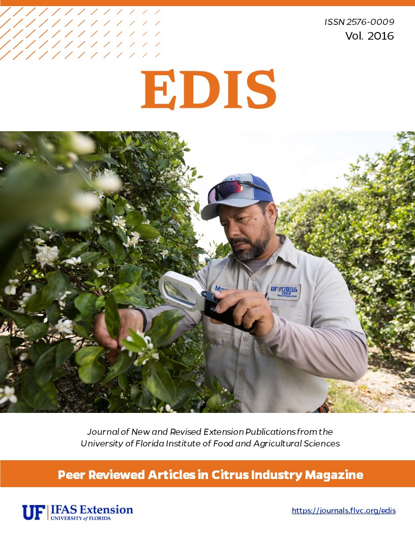EDIS Cover Volume 2016 Peer reviewed articles in Citrus Industry Magazine
