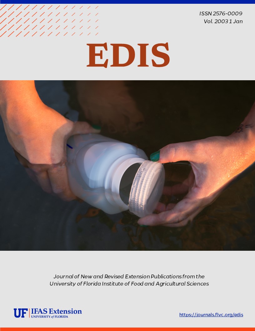 EDIS Cover Volume 2003 Number 1 water testing image