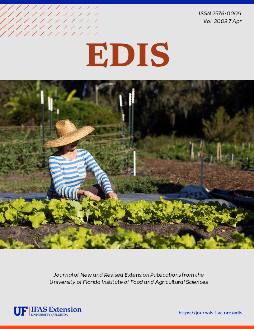 EDIS Cover Volume 2003 Number 7 vegetable garden image