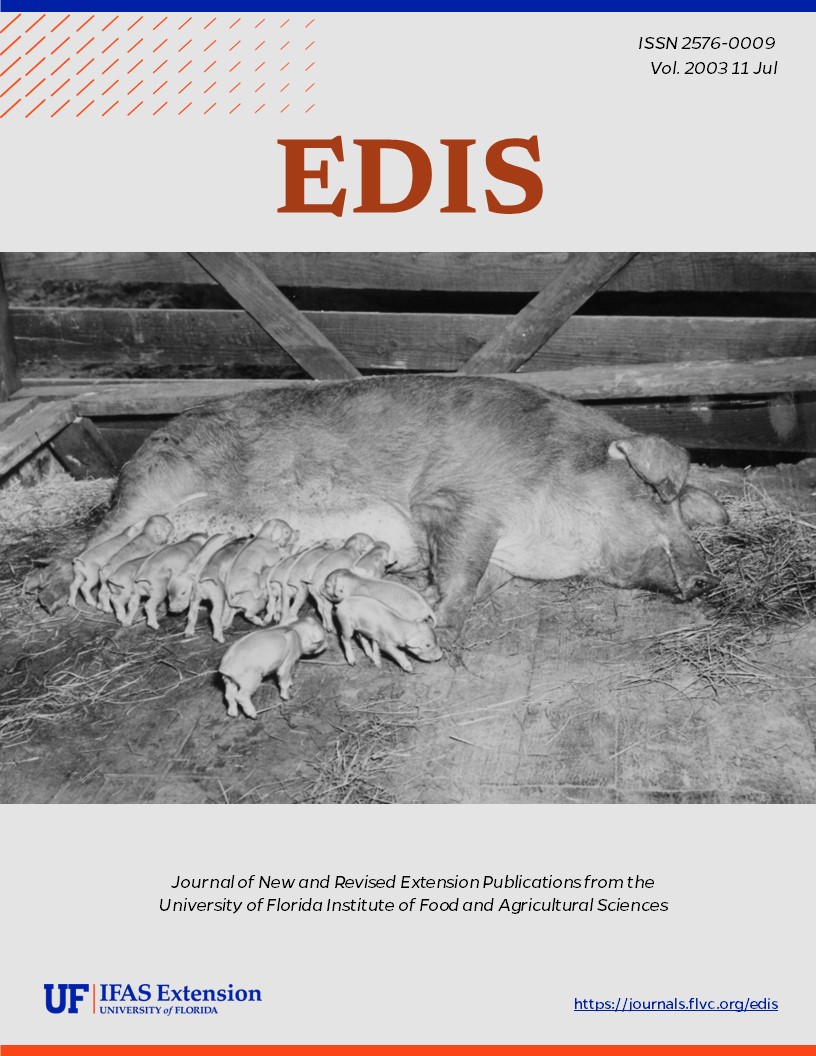 EDIS Cover Volume 2003 Number 11  pigs image