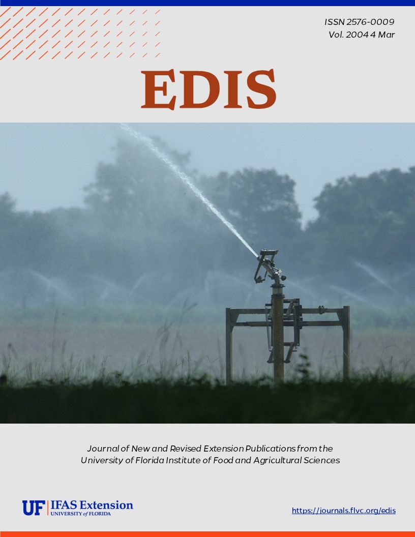 EDIS Cover Volume 2004 Number 4 water management image