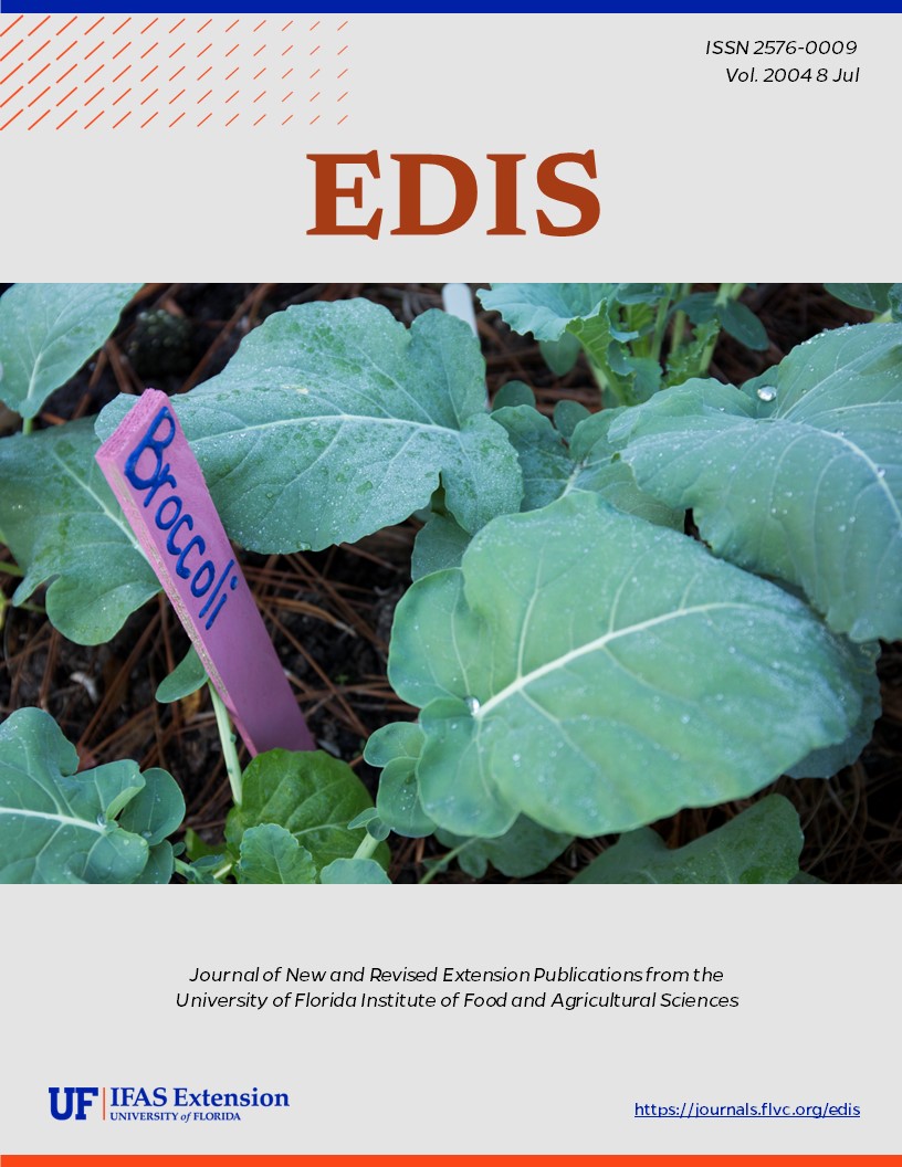 EDIS Cover Volume 2004 Number 8 organic vegetables image