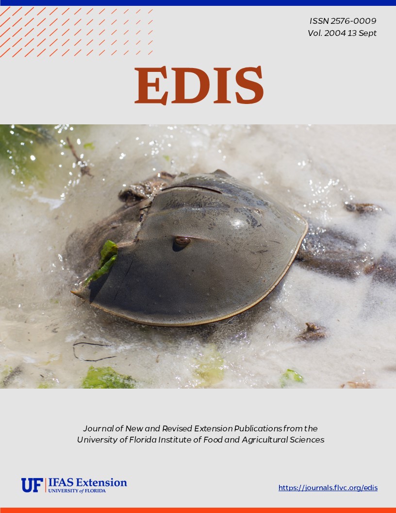 EDIS Cover Volume 2004 Number 13 Horseshoe crab  image