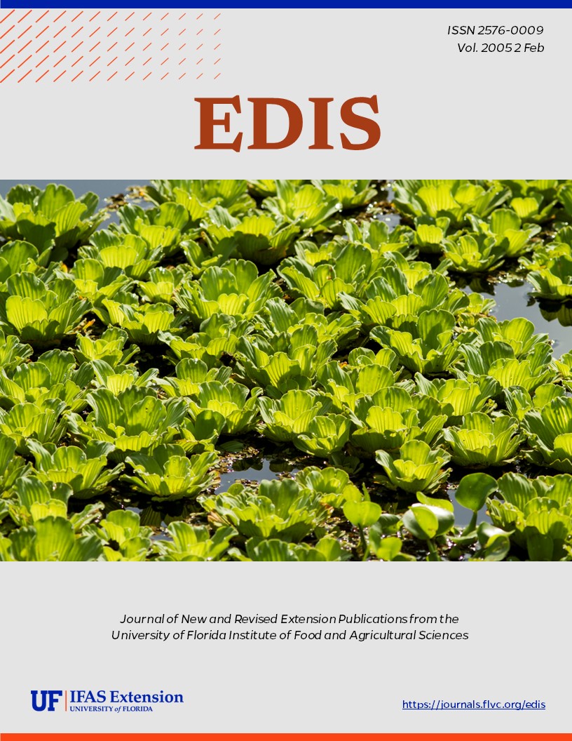 EDIS Cover Volume 2005 Number 2 aquatic plants image