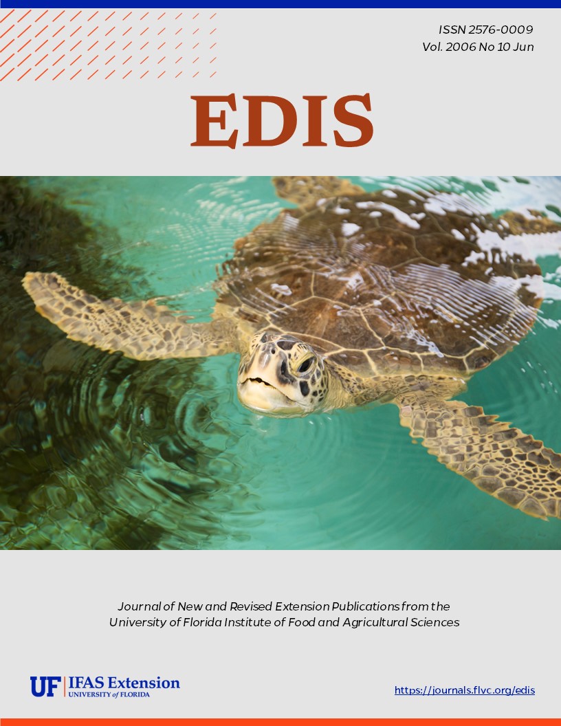 EDIS Cover Volume 2006 Number 10 sea turtle image