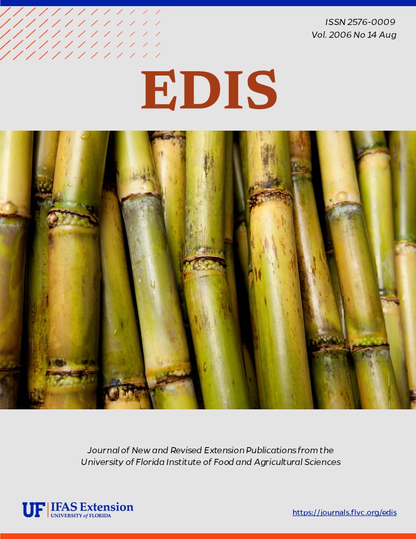 EDIS Cover Volume 2006 Number 14 sugarcane image
