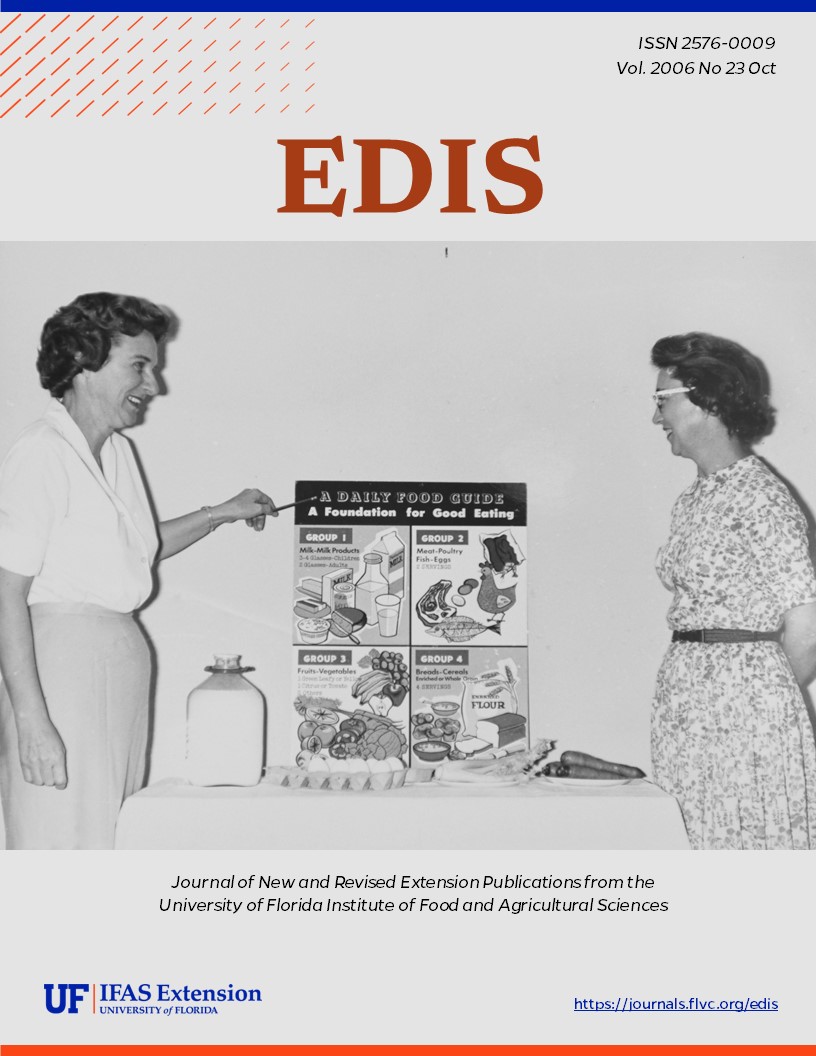 EDIS Cover Volume 2006 Number 23 nutrition presentation image