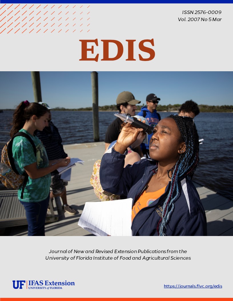 EDIS Cover Volume 2007 Number 5 researchers and group of students image