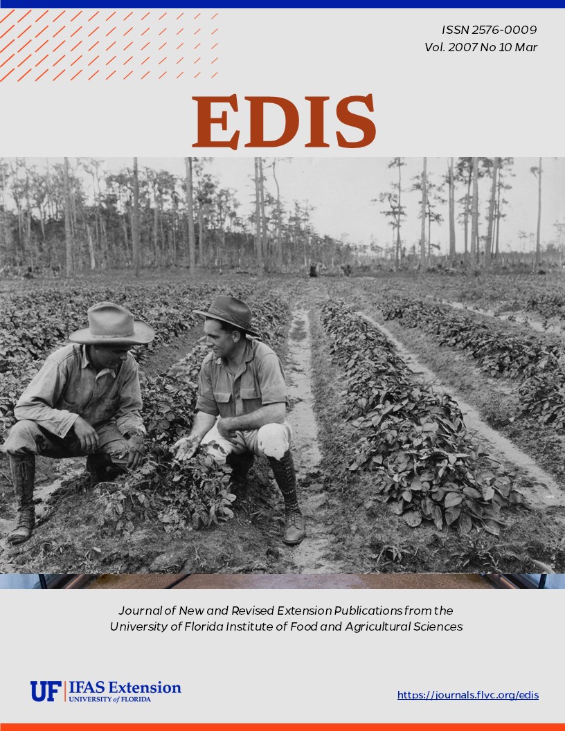 EDIS Cover Volume 2007 Number 10 potato field image