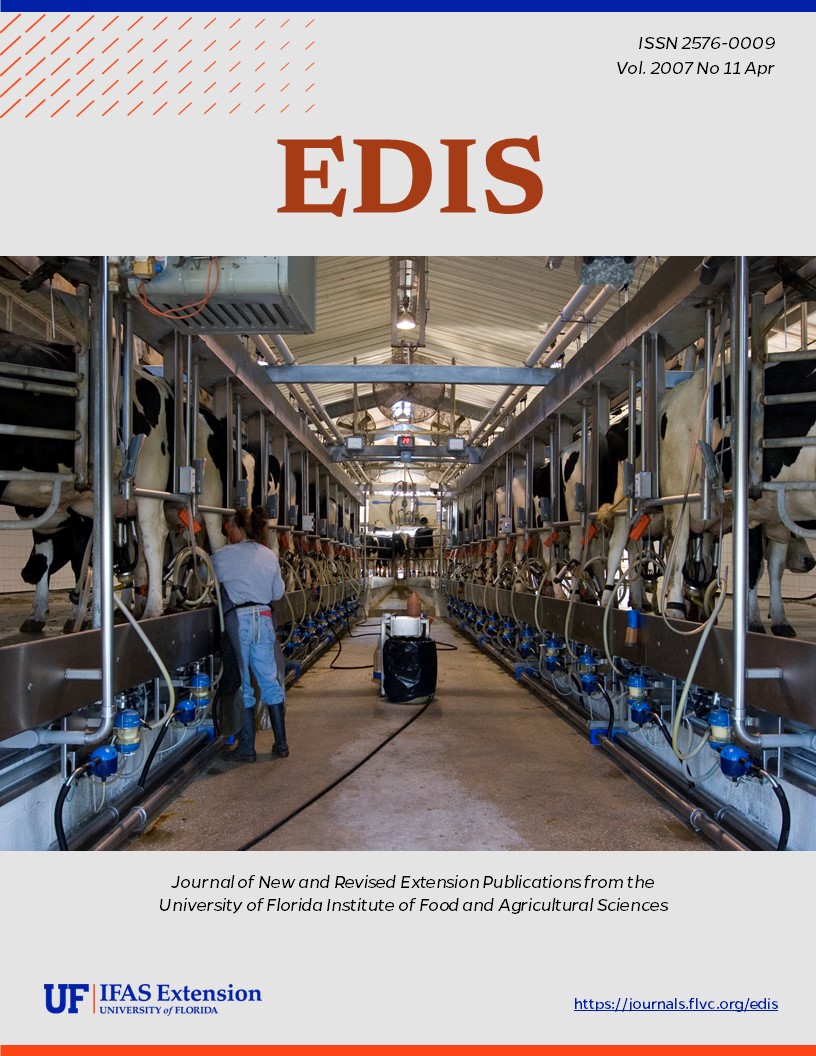 EDIS Cover Volume 2007 Number 11 dairy farm image