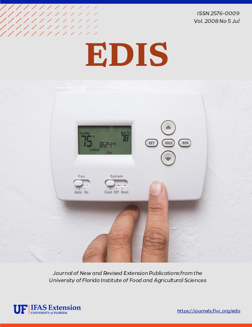 EDIS Cover Volume 2008 Number 5 efficient homes image