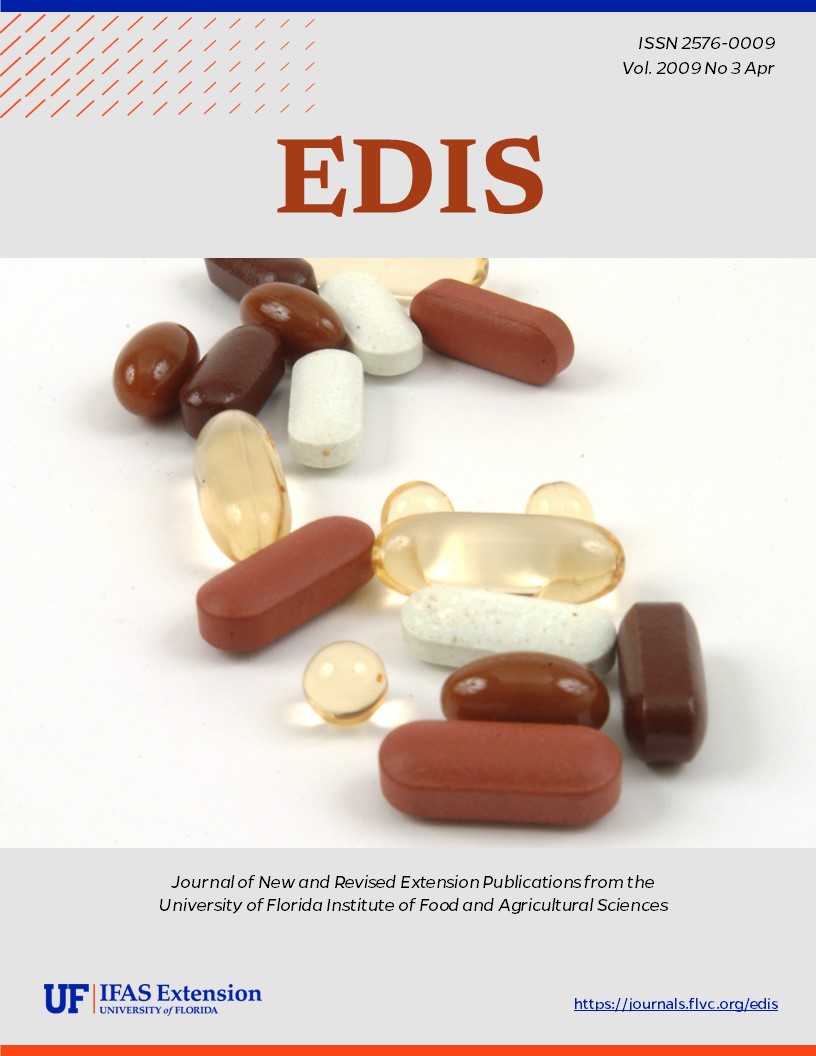 EDIS Cover Volume 2009 Number 3 vitamins image