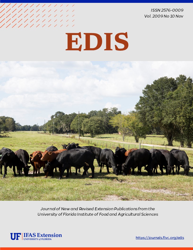 EDIS Cover Volume 2009 Number 10 cattle image