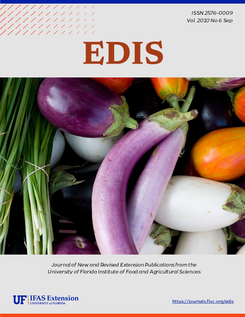EDIS Cover Volume 2010 Number 6 vegetables image