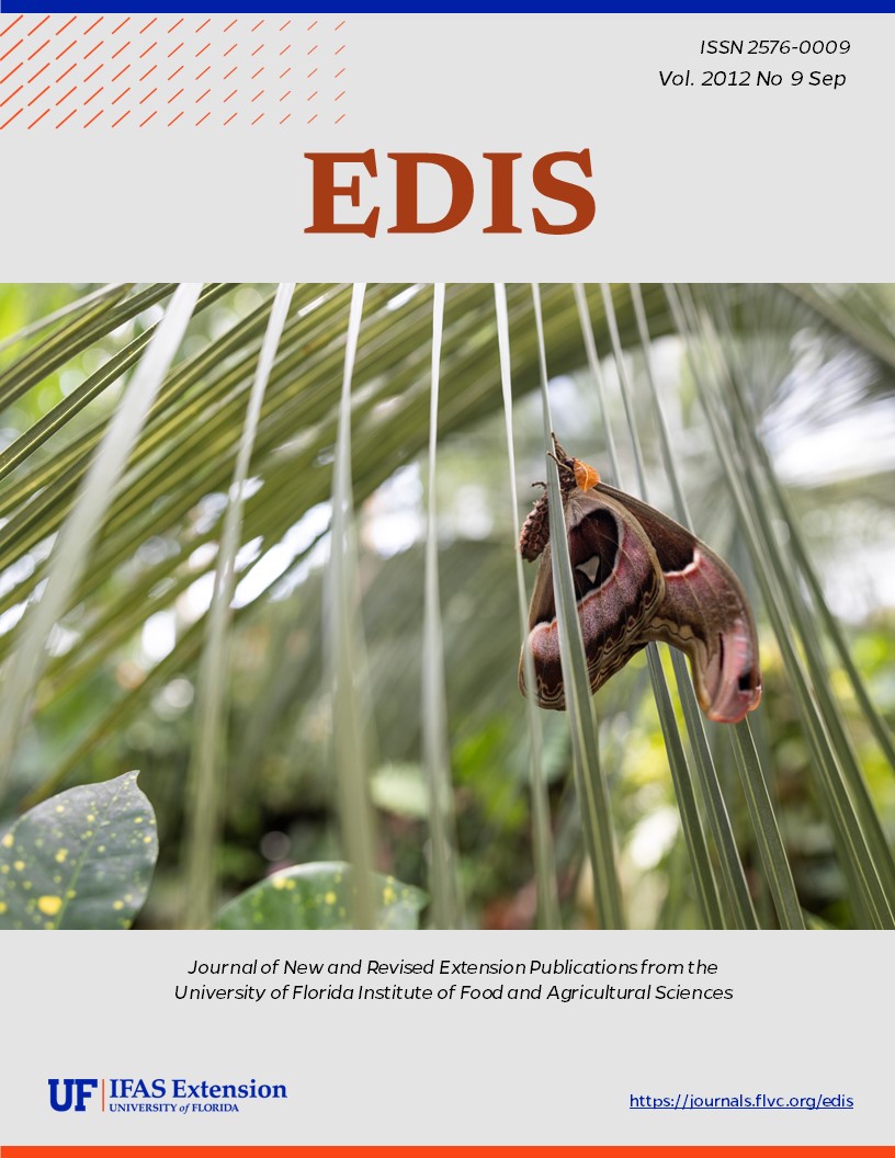 EDIS Cover Volume 2012 Number 9 moth image