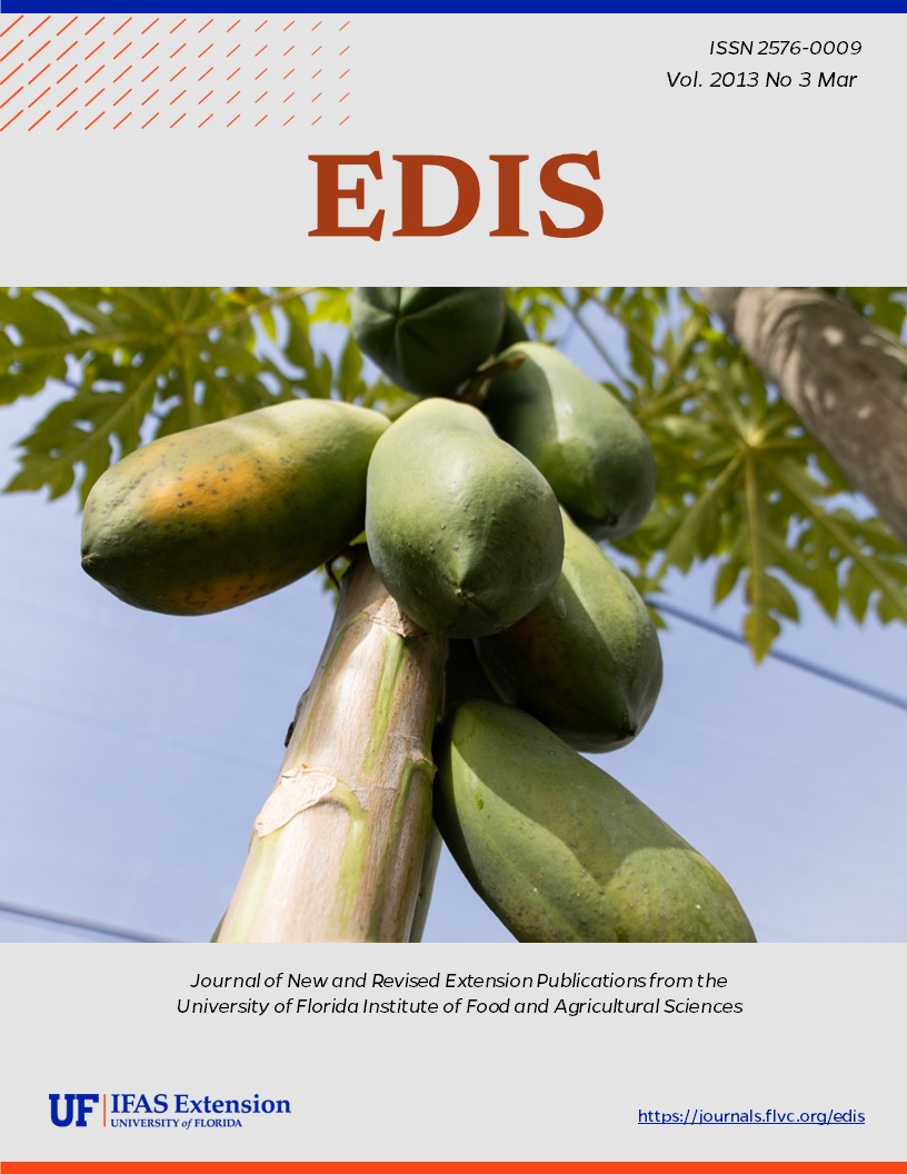 EDIS Cover Volume 2013 Number 3 papaya image