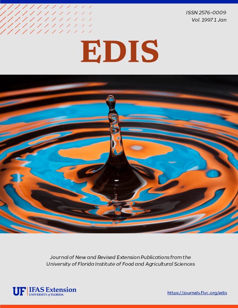 EDIS Cover Volume 19972 Number 1 drop water image