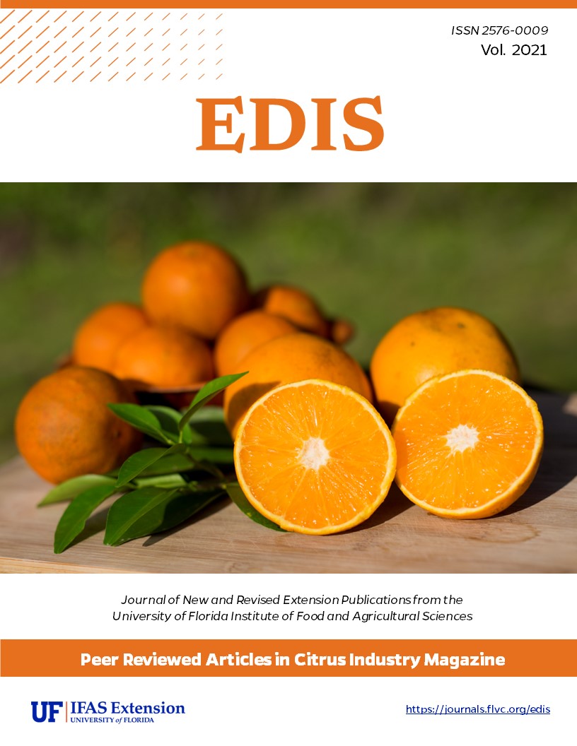EDIS Cover Volume 2021 Peer reviewed articles in Citrus Industry Magazine