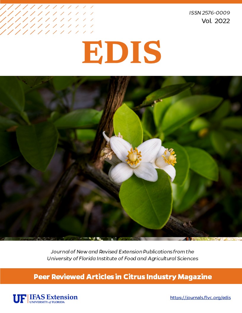 EDIS Cover Volume 2022 Peer reviewed articles in Citrus Industry Magazine