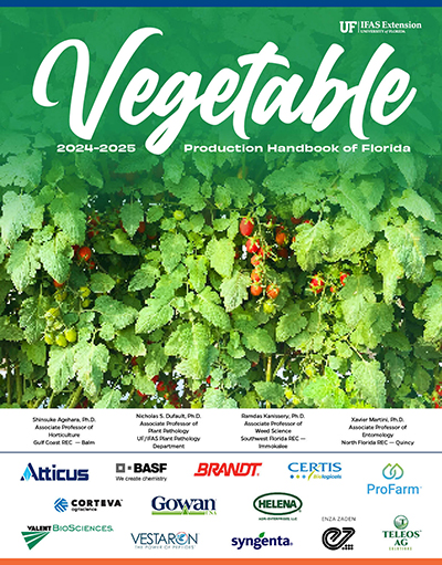 2024-2025 Vegetable Production Handbook of Florida cover