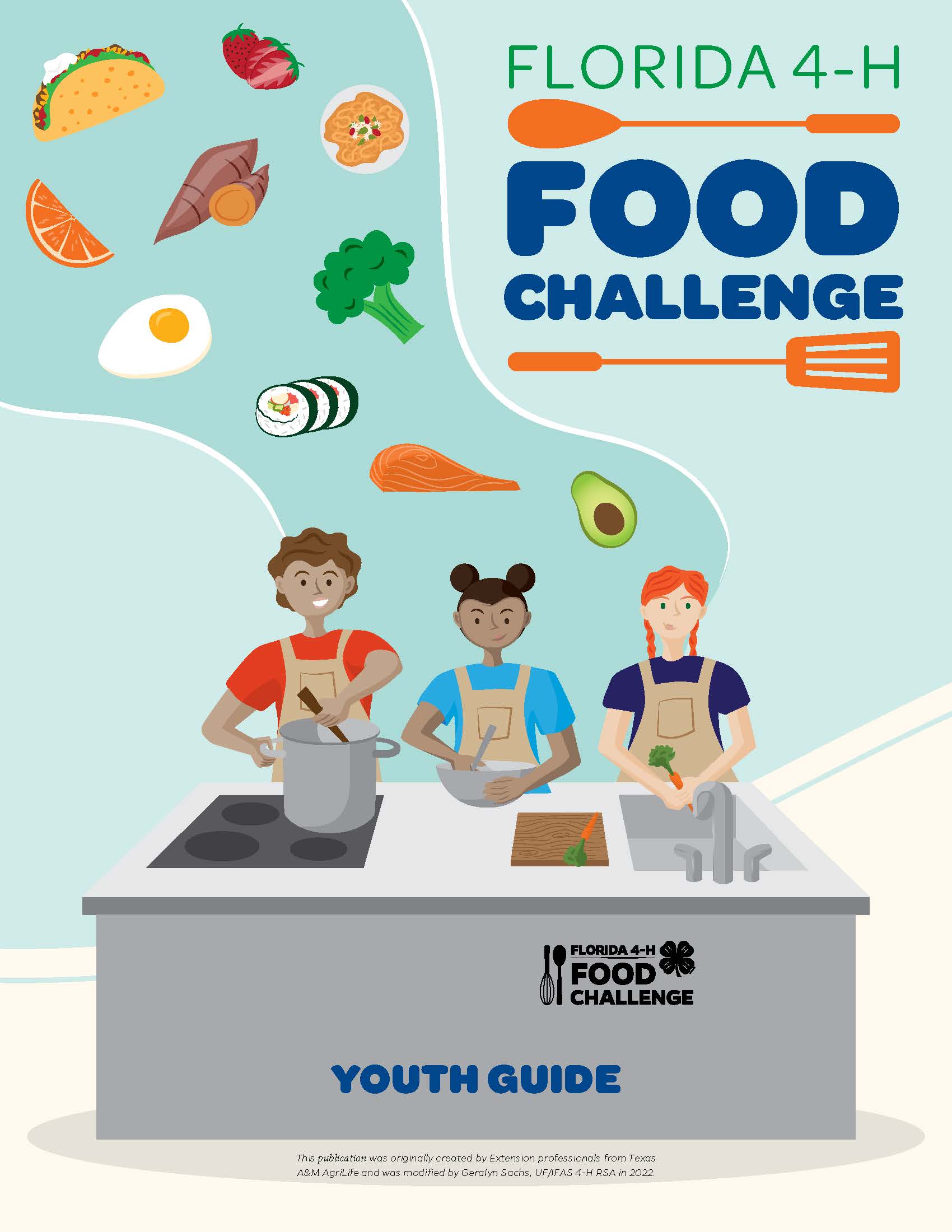 Florida 4-H Food Challenge Youth Guide cover page