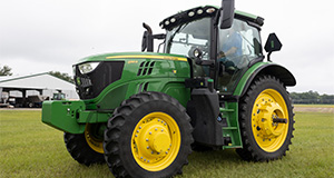 Tractor driving during a tractor safety course. Photo taken 05-19-23. UF/IFAS Photo by Tyler Jones.